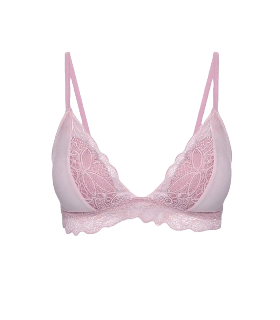 Pinl Lace Bra